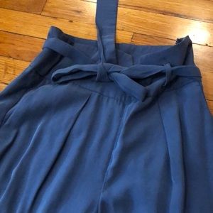 Blue high waisted pants
